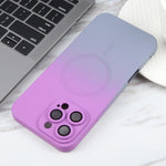 Custodia per telefono MagSafe sfumata in silicone TPU liquido, For iPhone 17e / 16e, For iPhone 17 Pro Max, For iPhone 17 Pro, For iPhone 17