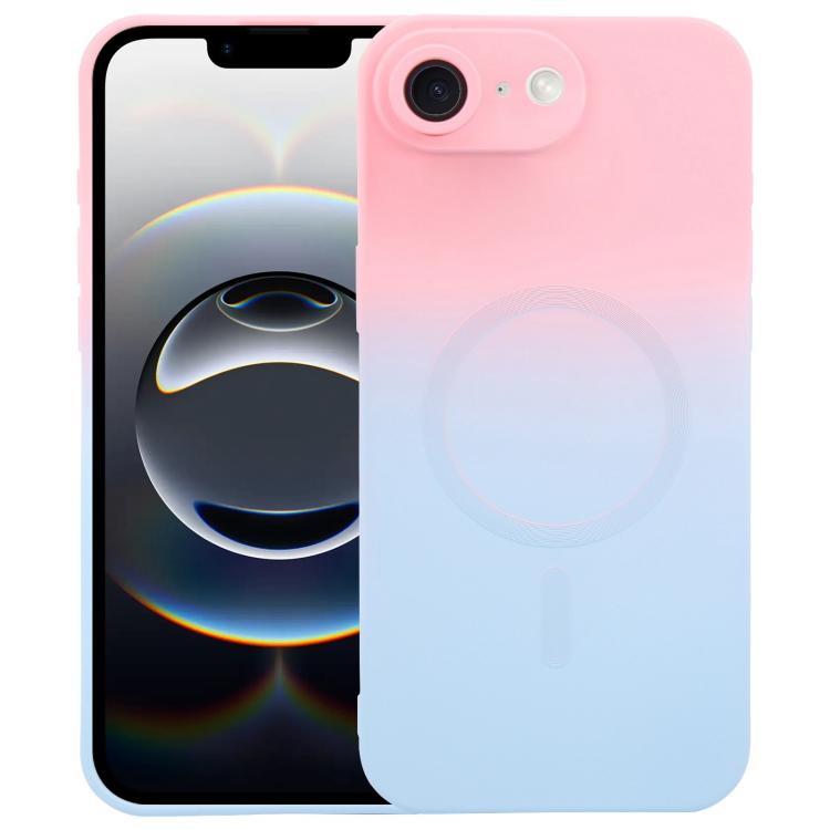 Custodia per telefono MagSafe sfumata in silicone TPU liquido, For iPhone 17e / 16e, For iPhone 17 Pro Max, For iPhone 17 Pro, For iPhone 17