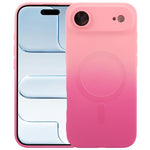 Custodia per telefono MagSafe sfumata in silicone TPU liquido, For iPhone Air, For iPhone 16 Pro Max, For iPhone 16 Pro, For iPhone 16 Plus