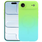 Custodia per telefono MagSafe sfumata in silicone TPU liquido, For iPhone Air, For iPhone 16 Pro Max, For iPhone 16 Pro, For iPhone 16 Plus