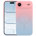 Custodia per telefono MagSafe sfumata in silicone TPU liquido, For iPhone Air, For iPhone 16 Pro Max, For iPhone 16 Pro, For iPhone 16 Plus