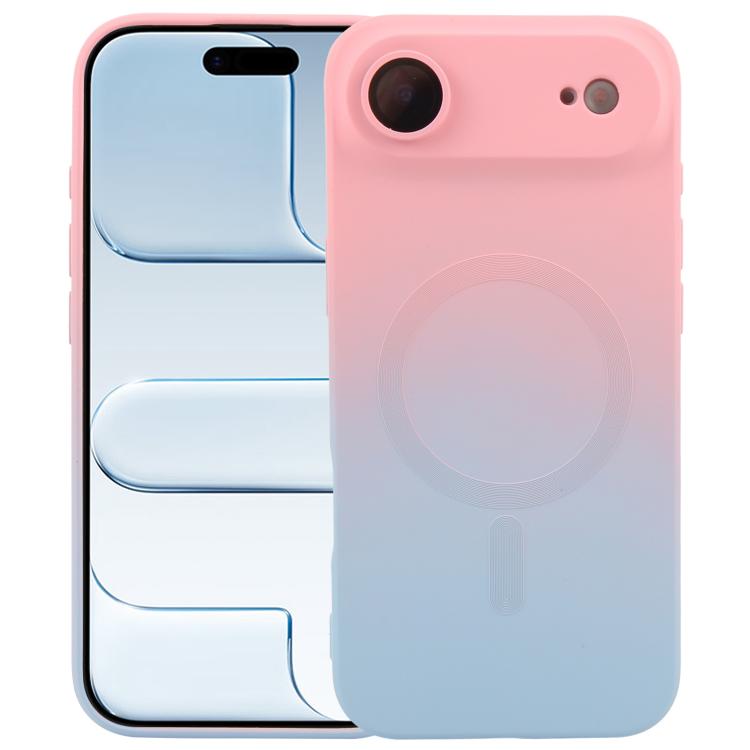 Custodia per telefono MagSafe sfumata in silicone TPU liquido, For iPhone Air, For iPhone 16 Pro Max, For iPhone 16 Pro, For iPhone 16 Plus