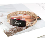 Per Fitbit Inspire / Inspire HR Cinturino da polso di ricambio con catena a croce in metallo tipo A