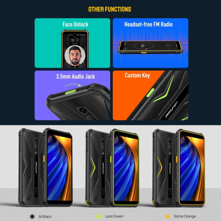 Ulefone Armor X12 Pro, telefono robusto IP68/IP69K, Android 13 MediaTek Helio G36 Octa Core da 5,45 pollici, rete: 4G, NFC, 4GB+64GB
