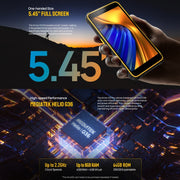 Ulefone Armor X12 Pro, telefono robusto IP68/IP69K, Android 13 MediaTek Helio G36 Octa Core da 5,45 pollici, rete: 4G, NFC, 4GB+64GB