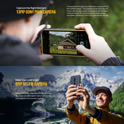 Ulefone Armor X12 Pro, telefono robusto IP68/IP69K, Android 13 MediaTek Helio G36 Octa Core da 5,45 pollici, rete: 4G, NFC, 4GB+64GB