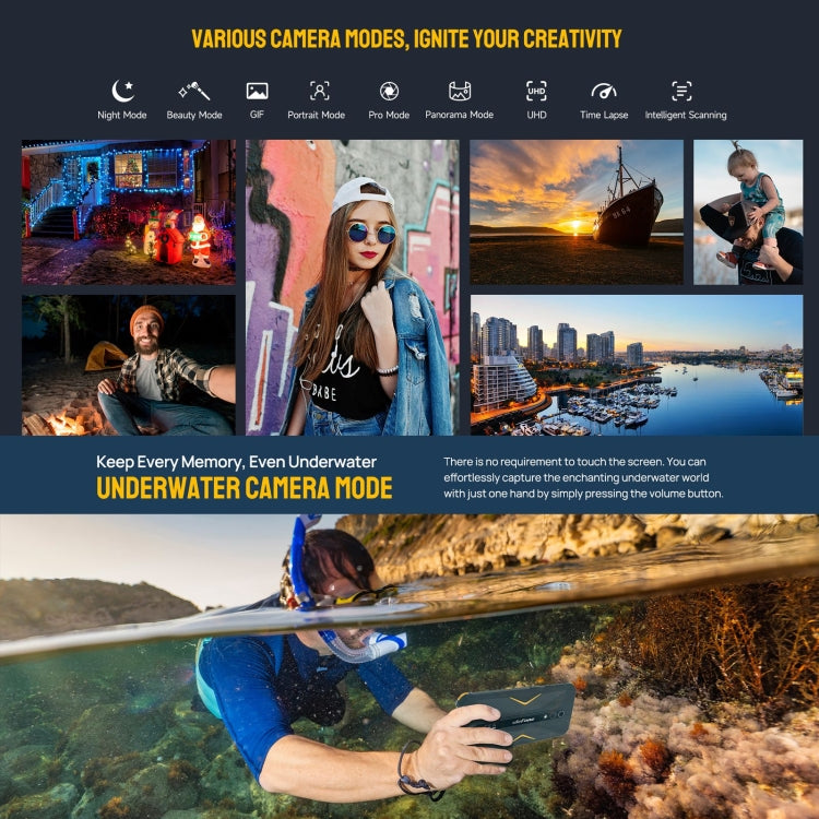 Ulefone Armor X12 Pro, telefono robusto IP68/IP69K, Android 13 MediaTek Helio G36 Octa Core da 5,45 pollici, rete: 4G, NFC, 4GB+64GB