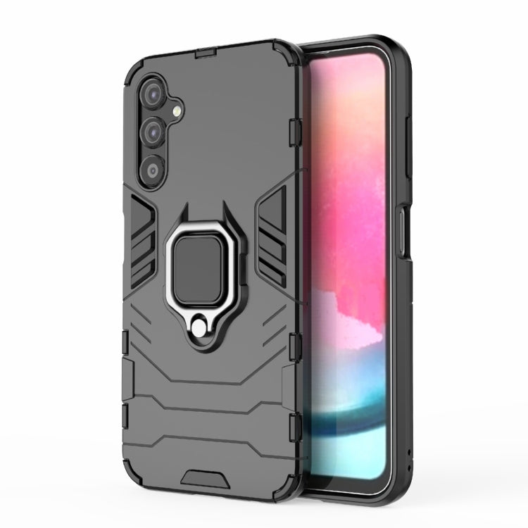 Custodia protettiva PC TPU con anello per Samsung Galaxy A05s