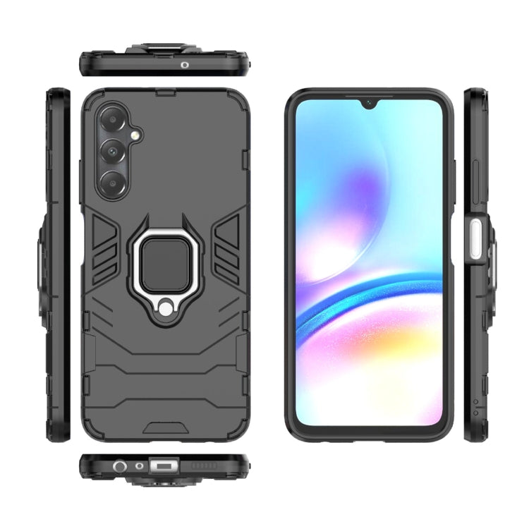 Custodia protettiva PC TPU con anello per Samsung Galaxy A05s