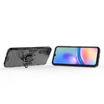Custodia protettiva PC TPU con anello per Samsung Galaxy A05s