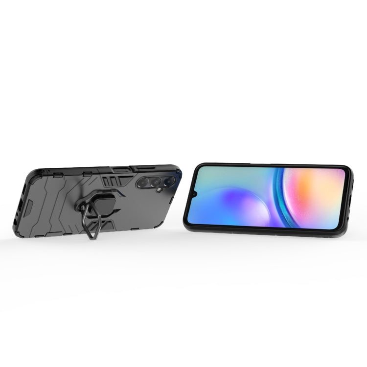 Custodia protettiva PC TPU con anello per Samsung Galaxy A05s