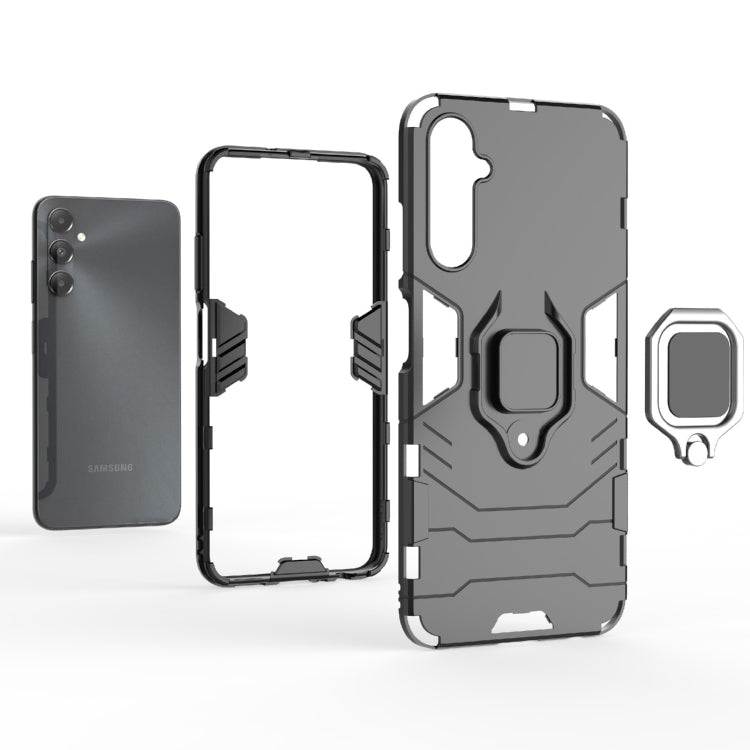 Custodia protettiva PC TPU con anello per Samsung Galaxy A05s