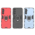 Custodia protettiva PC TPU con anello per Samsung Galaxy A05s