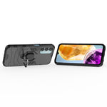 Custodia protettiva antiurto per PC + TPU con supporto per anello magnetico, For Samsung Galaxy M15 5G, For Samsung Galaxy A55 5G, For Samsung Galaxy A35 5G, For Samsung Galaxy S24 Ultra 5G, For Samsung Galaxy S24+ 5G, For Samsung Galaxy S24 5G        ...