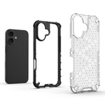 Custodia per telefono a nido d'ape, For iPhone 16, For iPhone 15 Pro Max, For iPhone 15 Pro, For iPhone 15