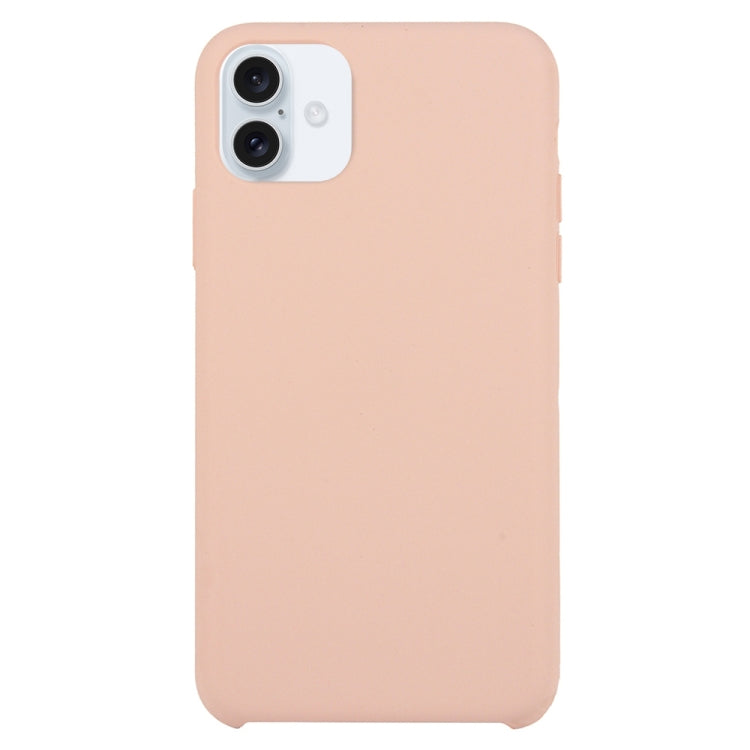 Custodia per telefono in silicone solido, For iPhone 16 Plus