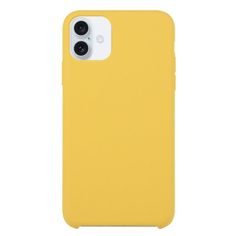 Custodia per telefono in silicone solido, For iPhone 16 Plus