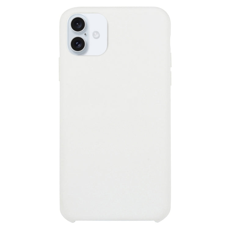 Custodia per telefono in silicone solido, For iPhone 16 Plus