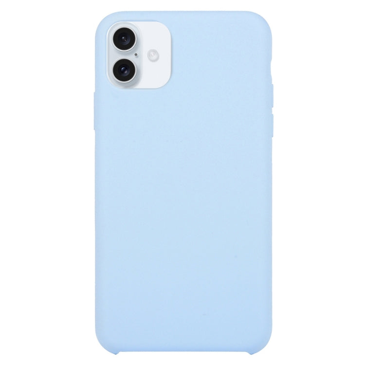 Custodia per telefono in silicone solido, For iPhone 16 Plus