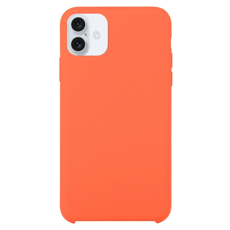 Custodia per telefono in silicone solido, For iPhone 16 Plus