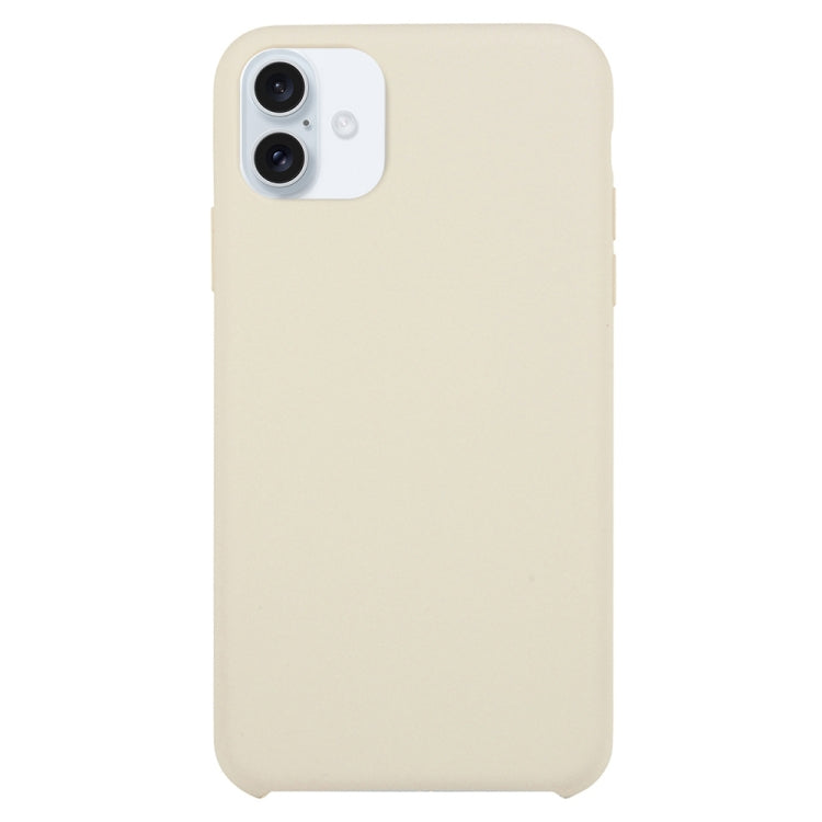 Custodia per telefono in silicone solido, For iPhone 16 Plus