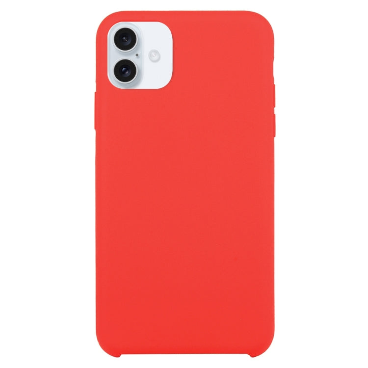Custodia per telefono in silicone solido, For iPhone 16 Plus