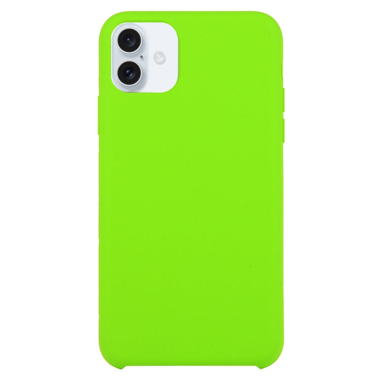 Custodia per telefono in silicone solido, For iPhone 16 Plus