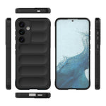 Magic Shield TPU + custodia per telefono in flanella, For Samsung Galaxy S24+ 5G, For Samsung Galaxy S24 5G