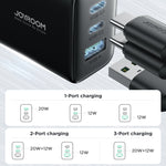 Caricatore rapido doppio USB-C e USB 32W per smartphone