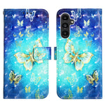 Custodia portafoglio in pelle per Samsung Galaxy A05s