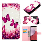 Custodia portafoglio in pelle per Samsung Galaxy A05s