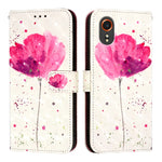 Custodia per telefono in pelle a vibrazione orizzontale con pittura 3D, For Samsung Galaxy Xcover7, For Samsung Galaxy A55, For Samsung Galaxy A35 5G