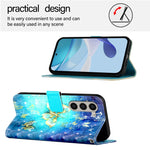 Custodia portafoglio in pelle per Samsung Galaxy M15 e F15