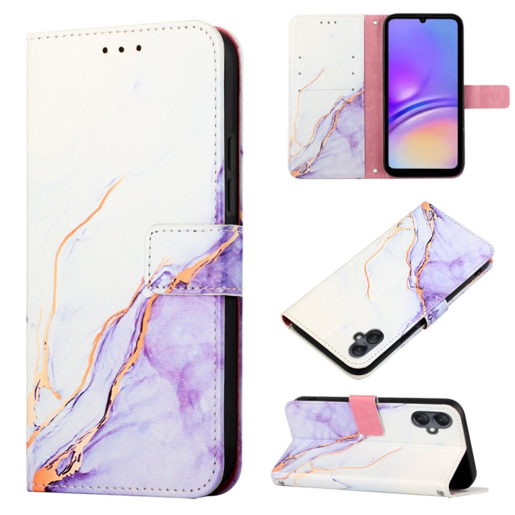 Cassa del telefono di cuoio di vibrazione del modello di marmo PT003, For Samsung Galaxy A15, For Samsung Galaxy A05, For Samsung Galaxy A05s, For Samsung Galaxy A25 5G