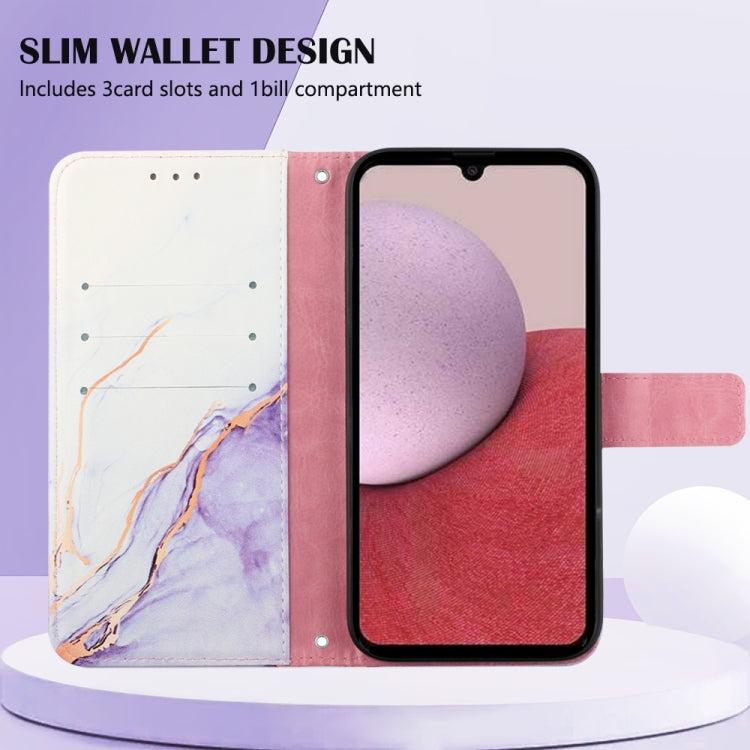 Cassa del telefono di cuoio di vibrazione del modello di marmo PT003, For Samsung Galaxy A15, For Samsung Galaxy A05, For Samsung Galaxy A05s, For Samsung Galaxy A25 5G