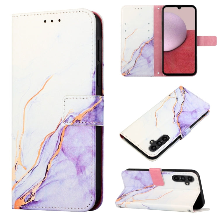 Cassa del telefono di cuoio di vibrazione del modello di marmo PT003, For Samsung Galaxy S23 FE 5G, For Samsung Galaxy A24 4G