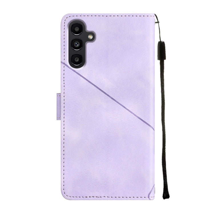 Custodia per telefono in pelle goffrata effetto pelle, For Samsung Galaxy A25 5G / A24, For Samsung Galaxy S23 FE 5G, For Samsung Galaxy M62