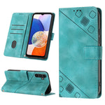 Custodia per telefono in pelle goffrata effetto pelle, For Samsung Galaxy A25 5G / A24, For Samsung Galaxy S23 FE 5G, For Samsung Galaxy M62