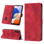 Custodia per telefono in pelle goffrata effetto pelle, For Samsung Galaxy A25 5G / A24, For Samsung Galaxy S23 FE 5G, For Samsung Galaxy M62