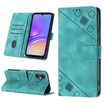 Custodia portafoglio in pelle goffrata per Samsung Galaxy S24 5G