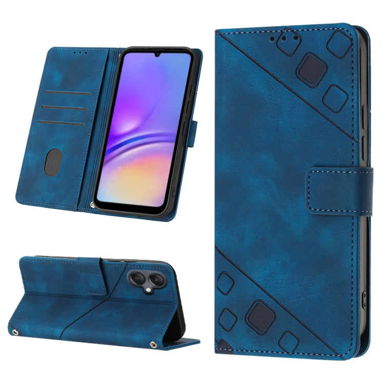 Custodia portafoglio in pelle goffrata per Samsung Galaxy S24 5G