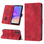 Custodia portafoglio in pelle goffrata per Samsung Galaxy S24 5G