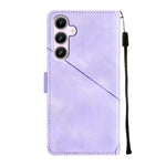 Custodia portafoglio in pelle goffrata per Samsung Galaxy S24 Ult