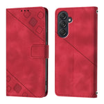 Custodia portafoglio in pelle goffrata per Samsung Galaxy Z Fold6