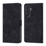 Custodia portafoglio in pelle goffrata per Samsung Galaxy Z Fold6