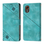 Custodia portafoglio in pelle goffrata per Samsung Galaxy Z Fold6