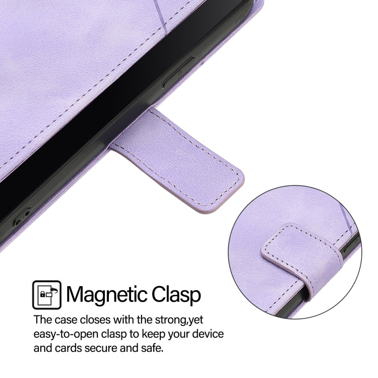 Custodia portafoglio in pelle goffrata per Samsung Galaxy Z Fold6