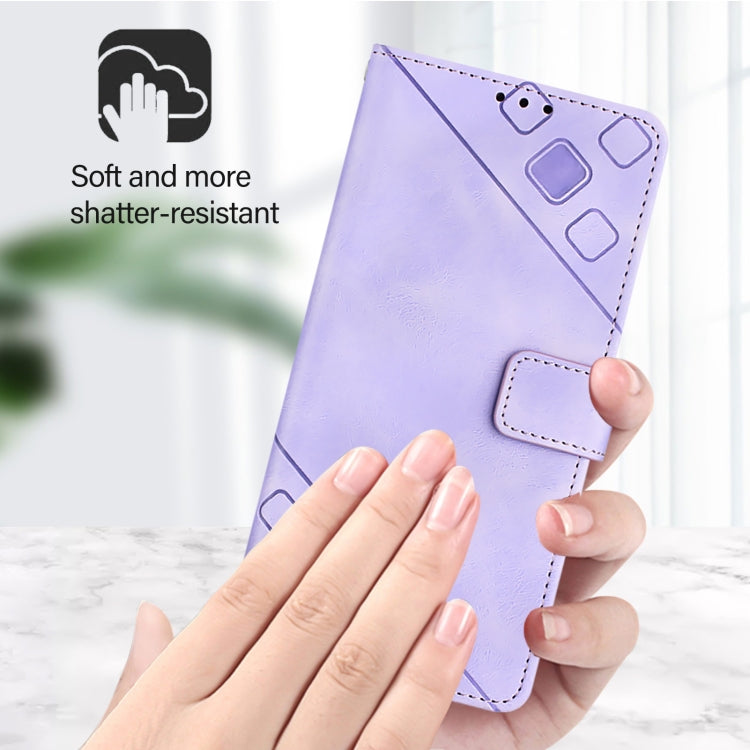 Custodia portafoglio in pelle goffrata per Samsung Galaxy Z Fold6