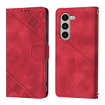 Custodia portafoglio in pelle goffrata per Samsung Galaxy Z Fold6