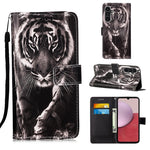 Custodia in pelle con motivo colorato per Samsung Galaxy A15
